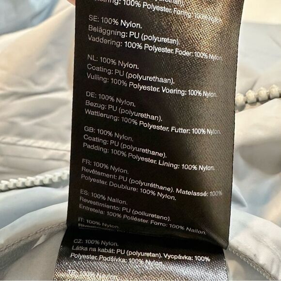 NWT Rains Fuse Vest Sky Blue-Gray Puffer Zip Front, Size XL Unisex - Picture 10 of 13